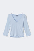 V-neck top - Corail