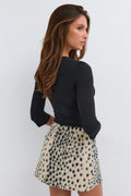 mini skirt - Brown/taupe