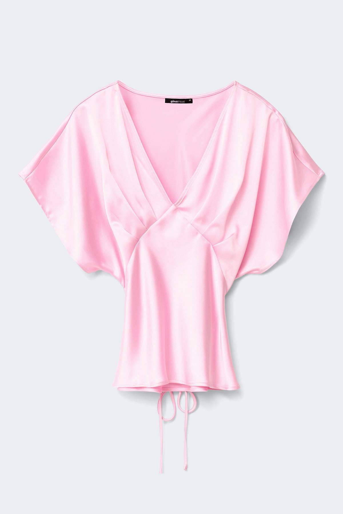 Satin top - Noir