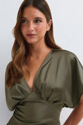 Satin top - Jaune