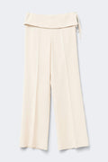 Fold down trousers - Creme