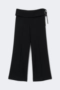 Fold down trousers - Noir