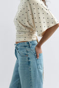 Tie back top - Pale lilac
