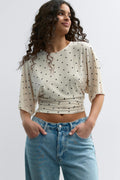 Tie back top - Pale lilac