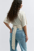 Tie back top - Pale lilac