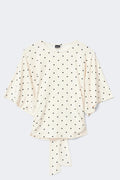 Tie back top - Pale lilac