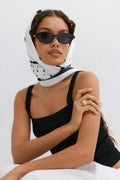 Satin scarf