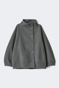 Funnel neck jacket - Grey melange