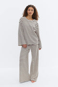 Soft loungewear longsleeve top - Teaberry