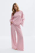 Soft loungewear longsleeve top - Teaberry