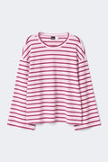 Soft loungewear longsleeve top - Teaberry