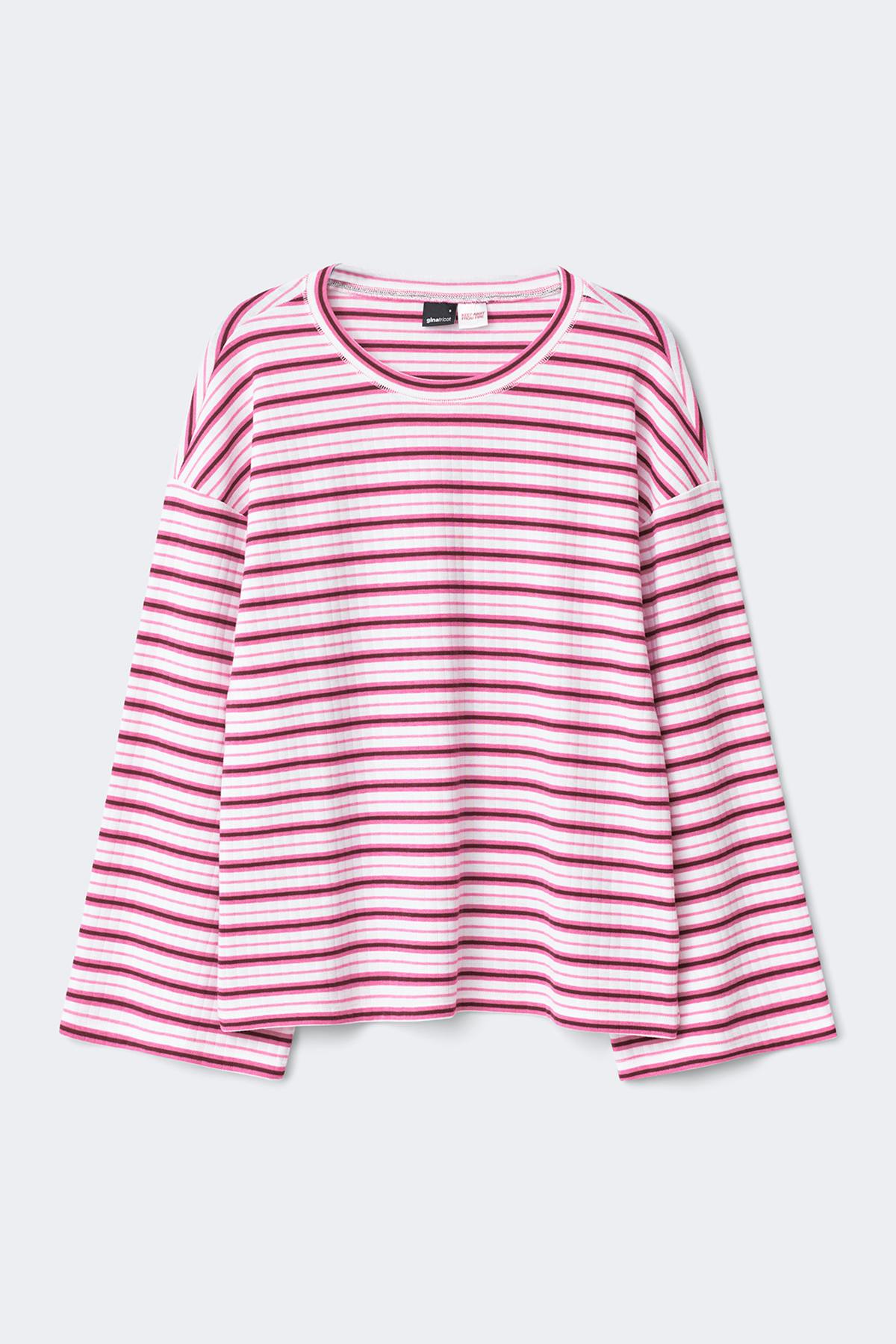 Soft loungewear longsleeve top - Teaberry