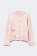 Y knitted cardigan - Ballet slipper