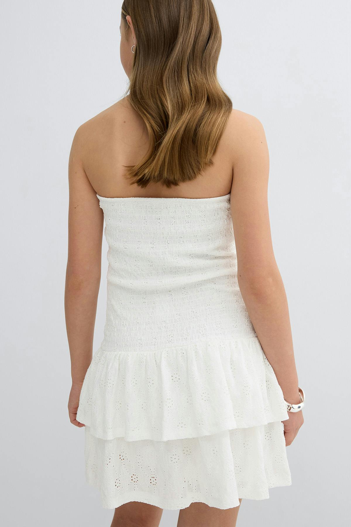 Y broderie anglais dress - Noir