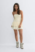 Y broderie anglais dress - Noir