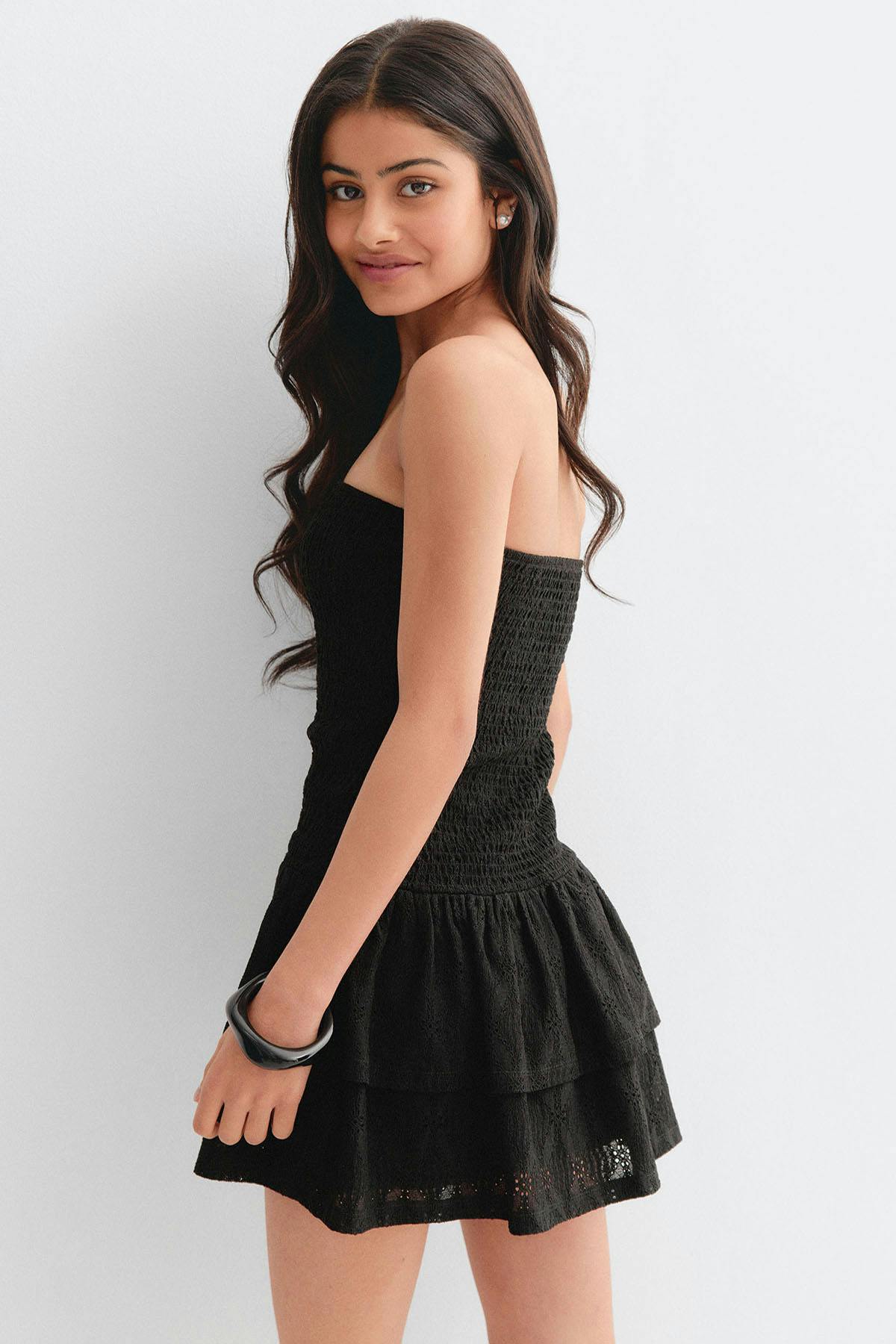 Y broderie anglais dress - Ballet slipper