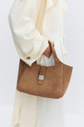 Midi detail bag - Marron clair