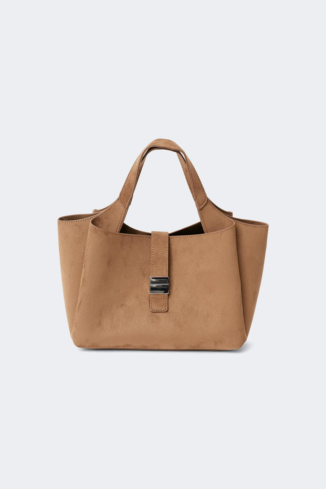 Midi detail bag - Marron clair