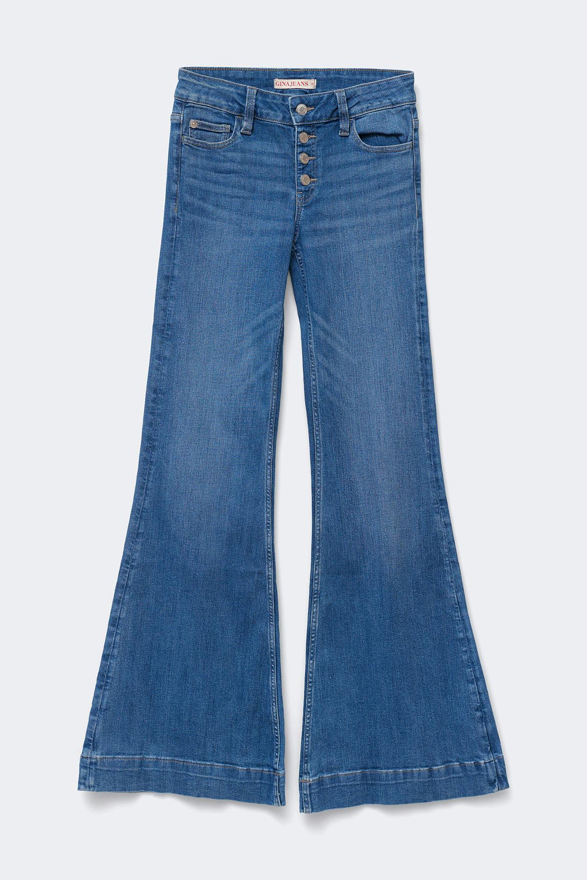 Breeze flare jeans - Mid blue