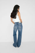 Rebel low wide jeans - Bleu