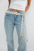 Macrame shell belt - Shell