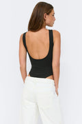 Square neck body - Noir