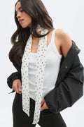 Slim chiffon scarf