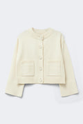 14+ knitted cardigan - Gardenia