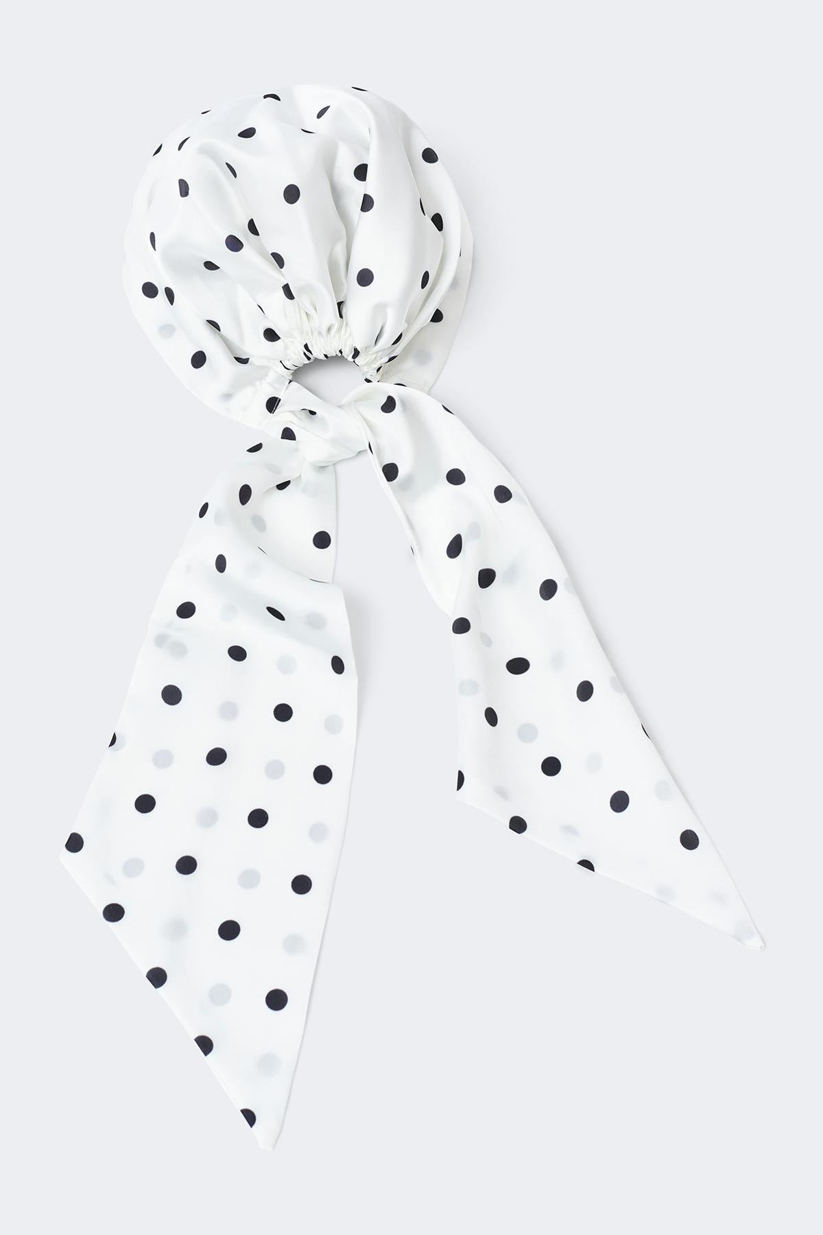 Satin head scarf - Tiger print
