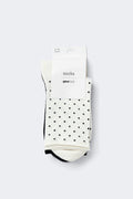 2 - pack dotted socks - Black/white