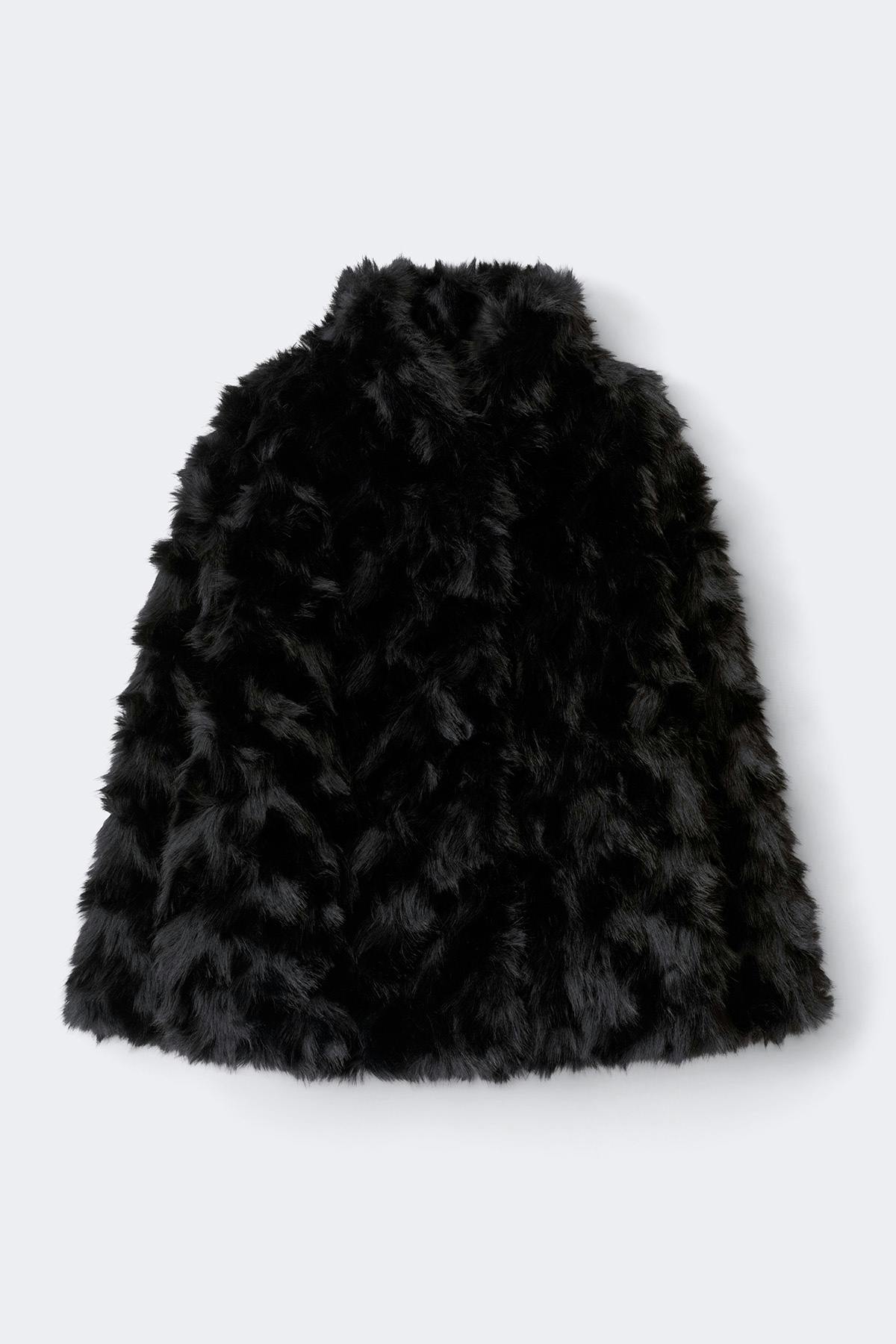 Faux fur jacket - Creme