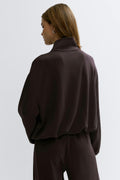 Soft sporty zip jacket - Noir