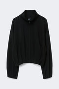 Soft sporty zip jacket - Noir