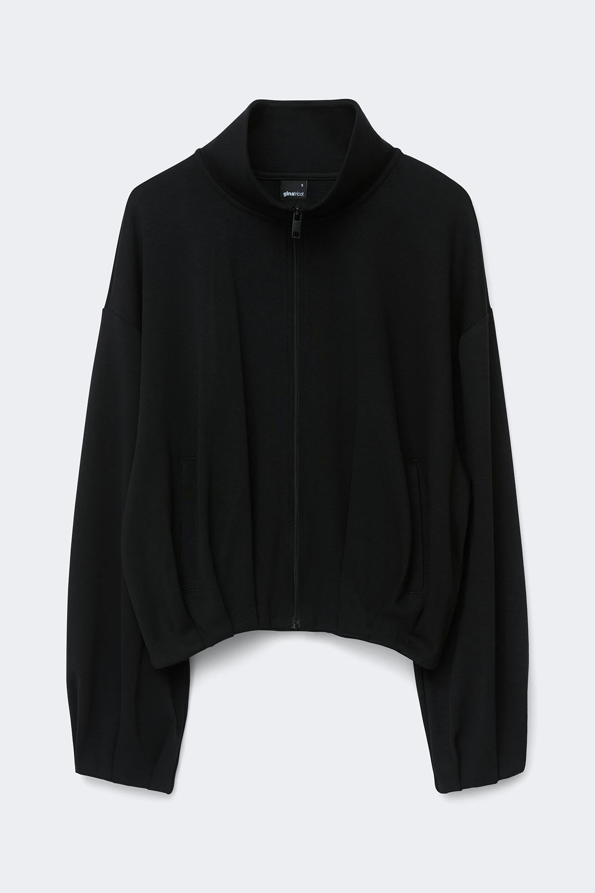 Soft sporty zip jacket - Noir