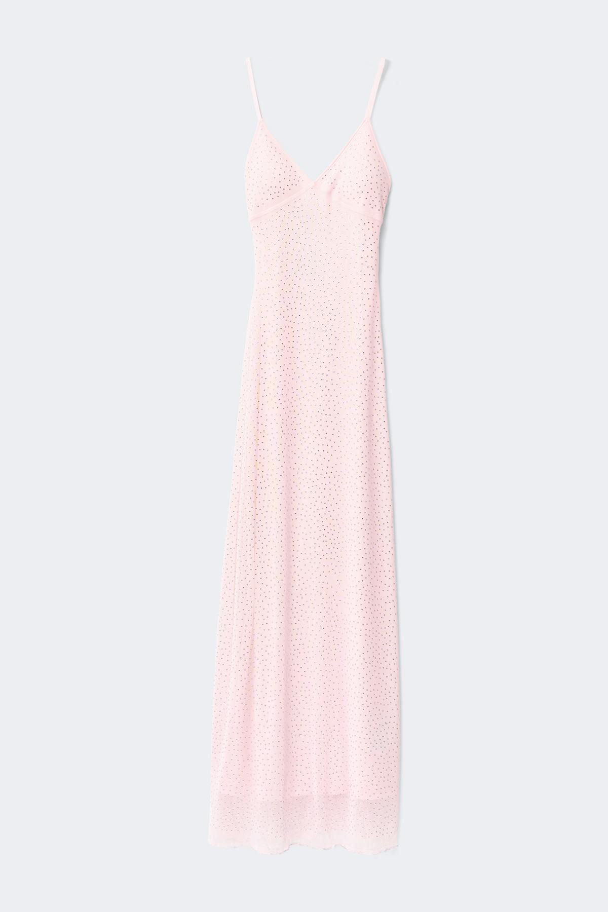 14+ prom rhinestone dress - Ballet slipper