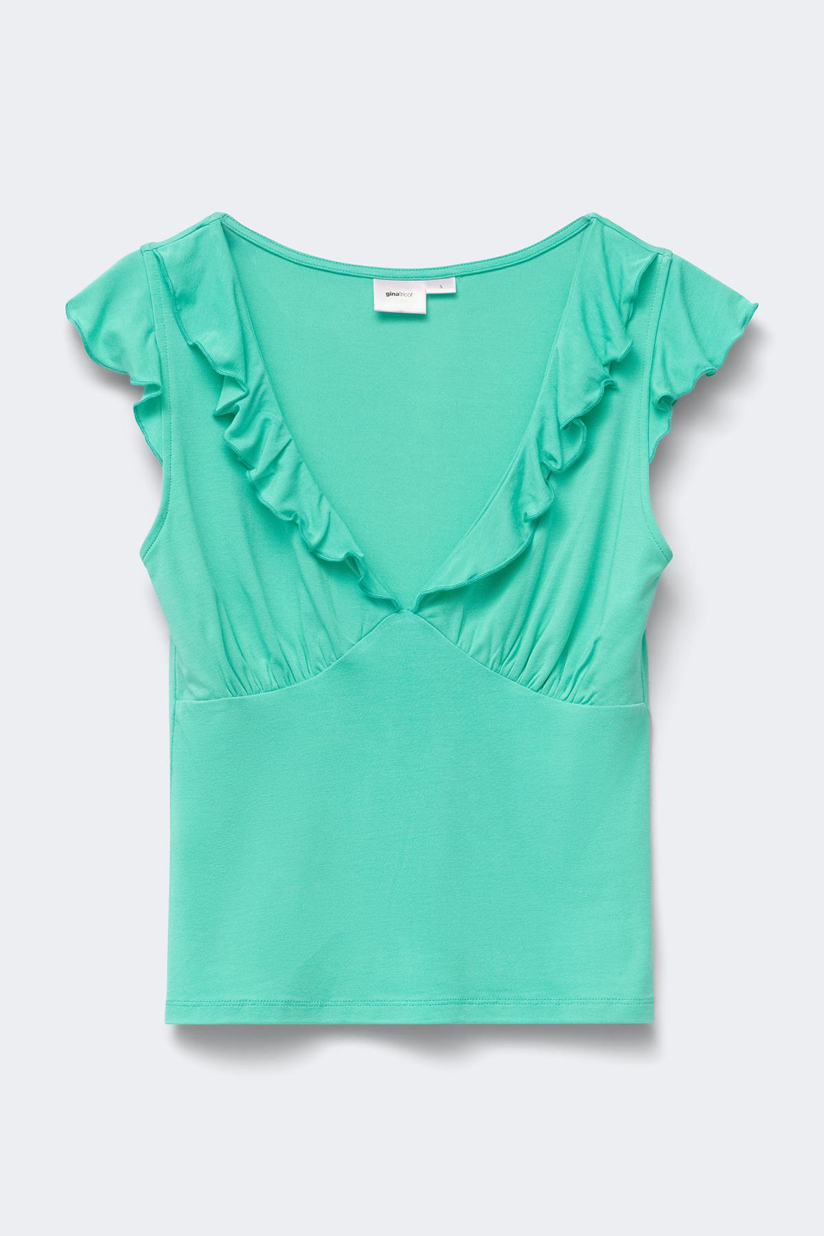 14+ frill top - Rose
