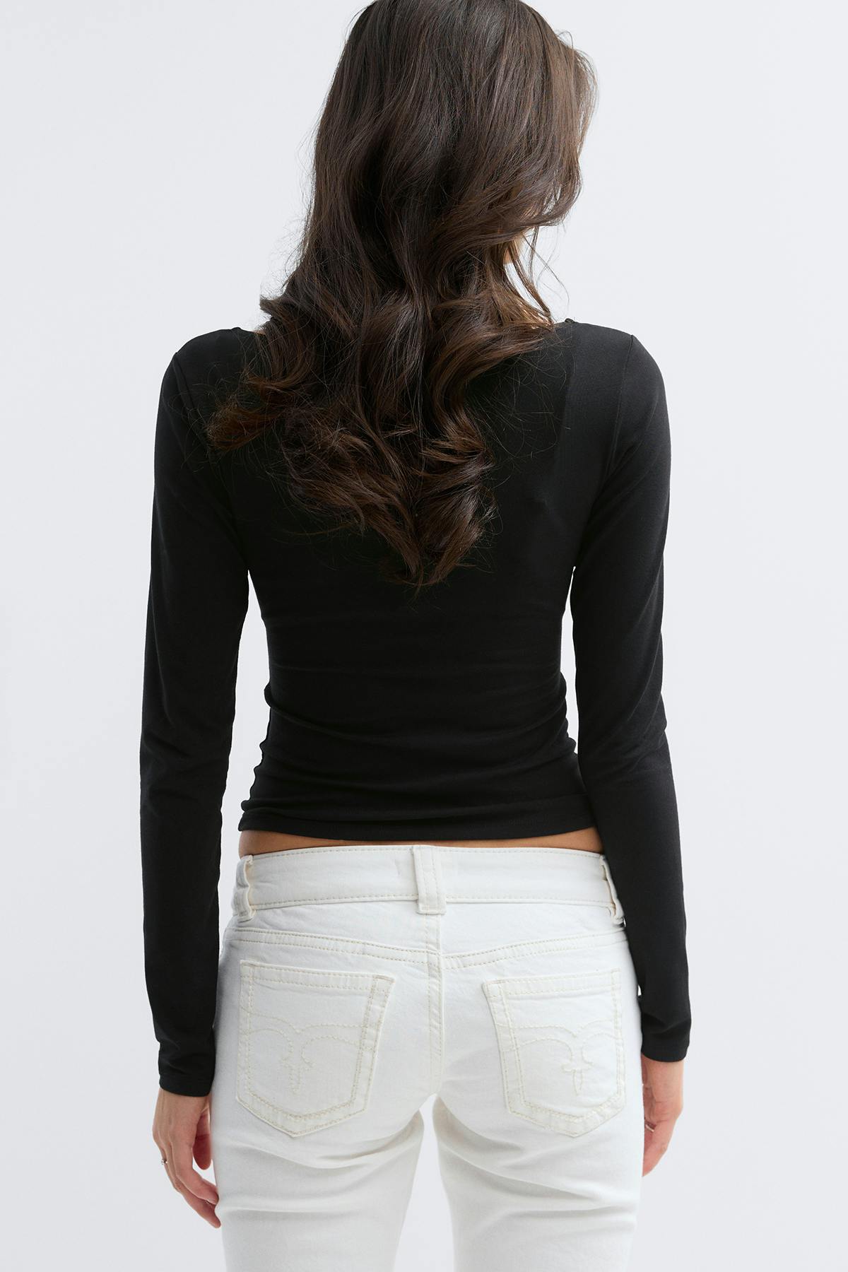 14+ ruched top - Noir