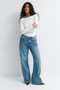 Long sleeve body - Blanc cassé