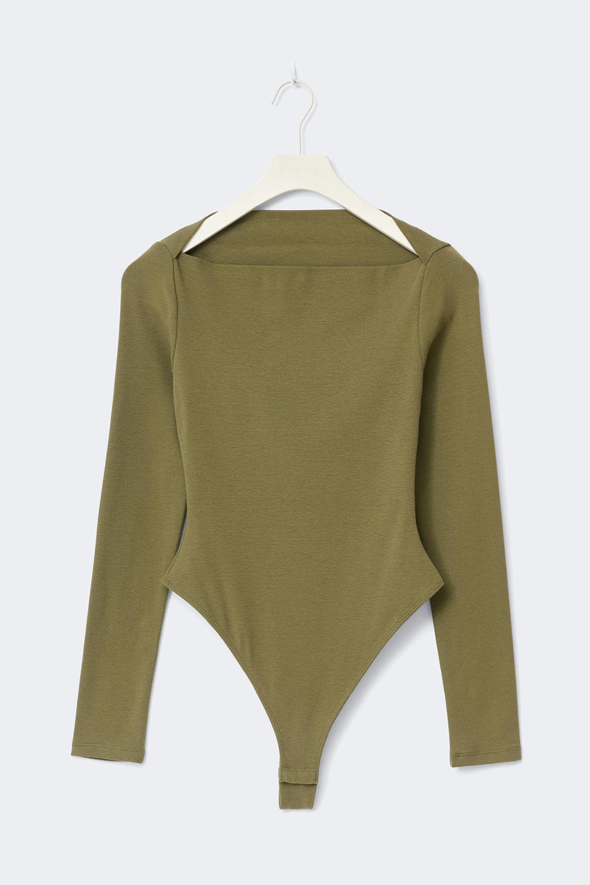 Long sleeve body - Cedar ditsy aop