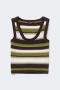 Multi stripe knitted top - Multi stripe