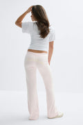 Y low flare sweatpants - Shrinking violet