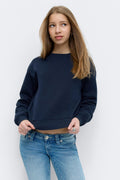 Y printed sweater - Bleu marine