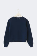 Y printed sweater - Bleu marine