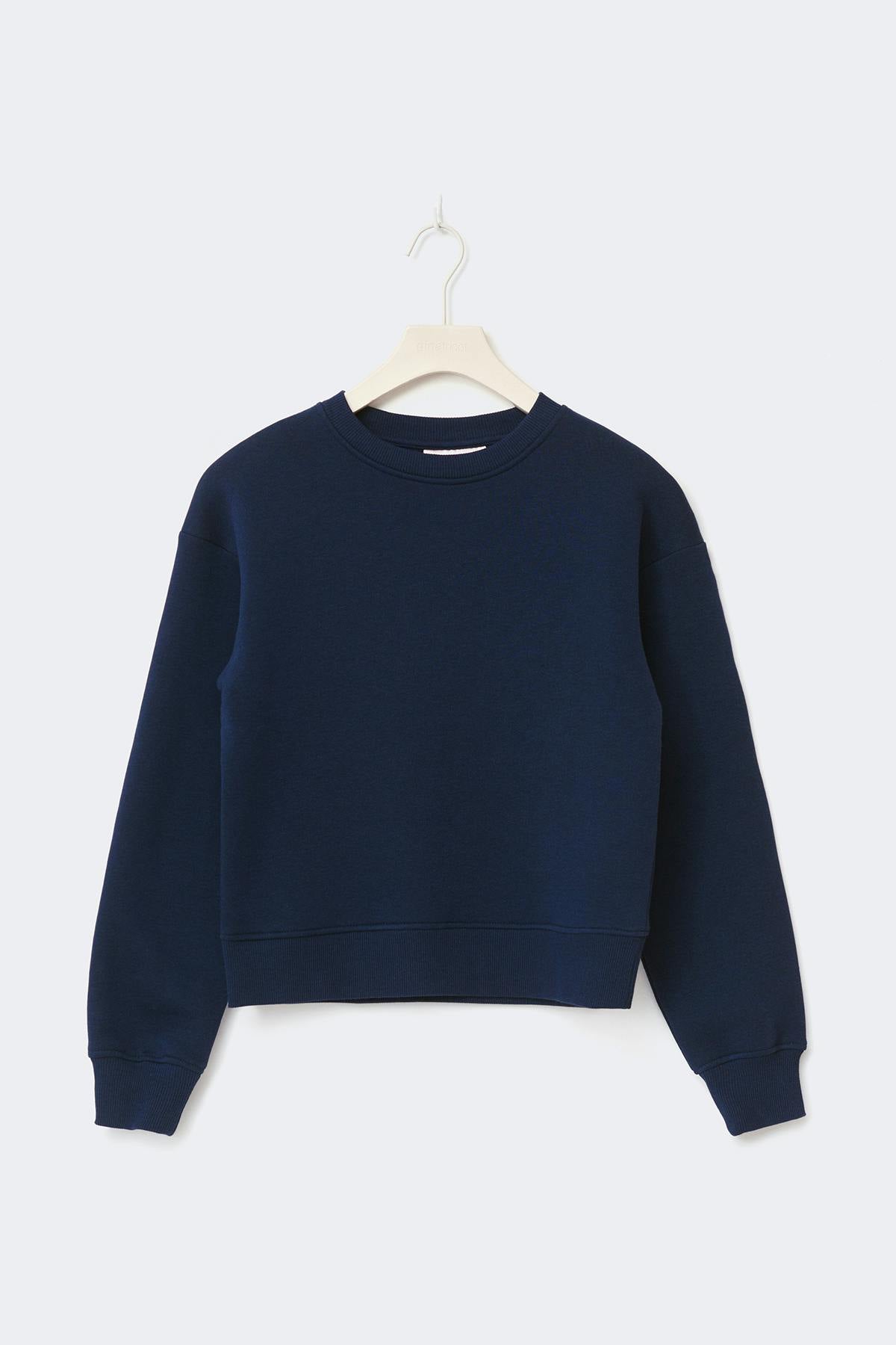 Y printed sweater - Bleu marine
