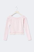 14+ off shoulder top - Ballet slipper