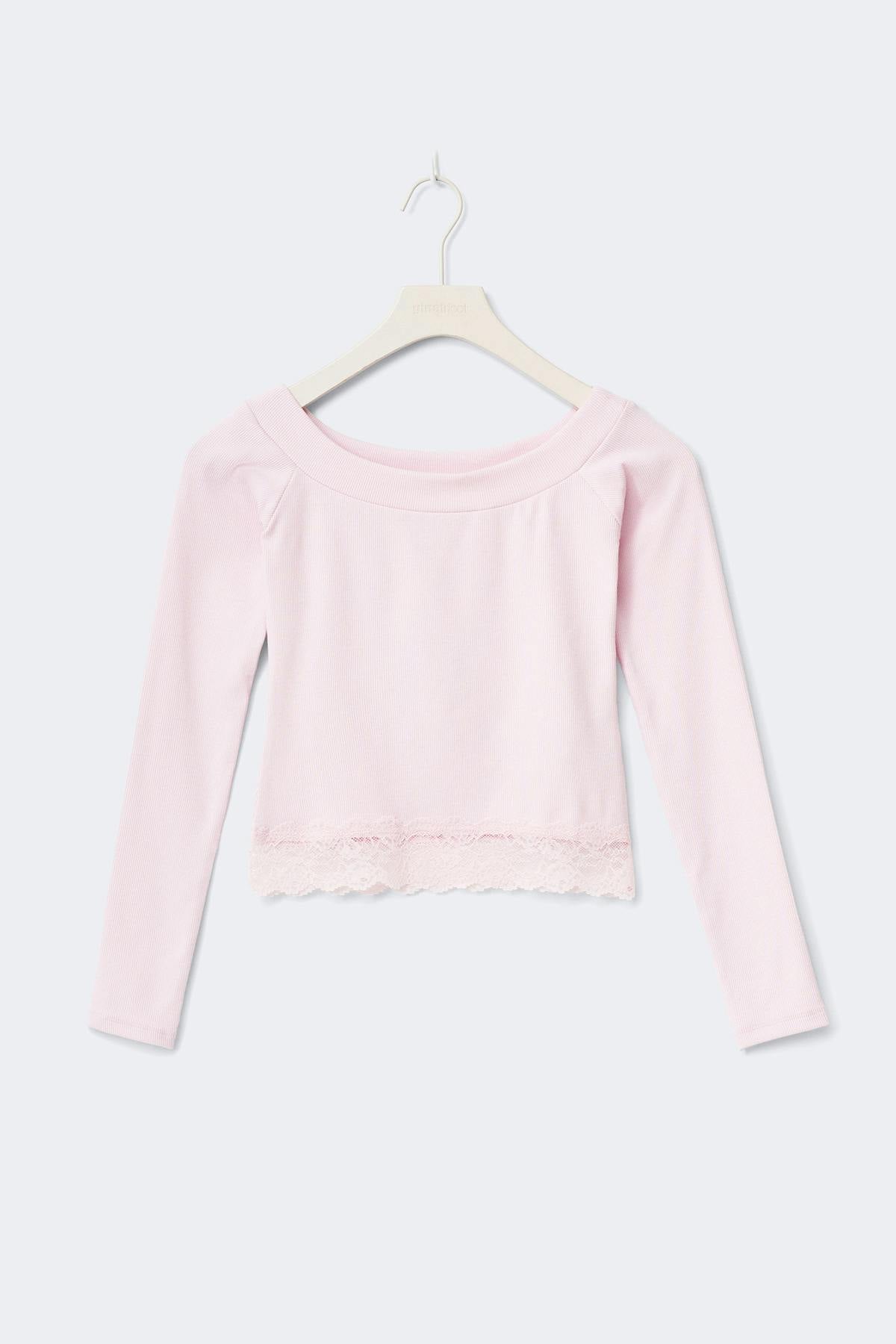 14+ off shoulder top - Ballet slipper