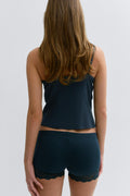 14+ lace detail shorts - Navy blazer
