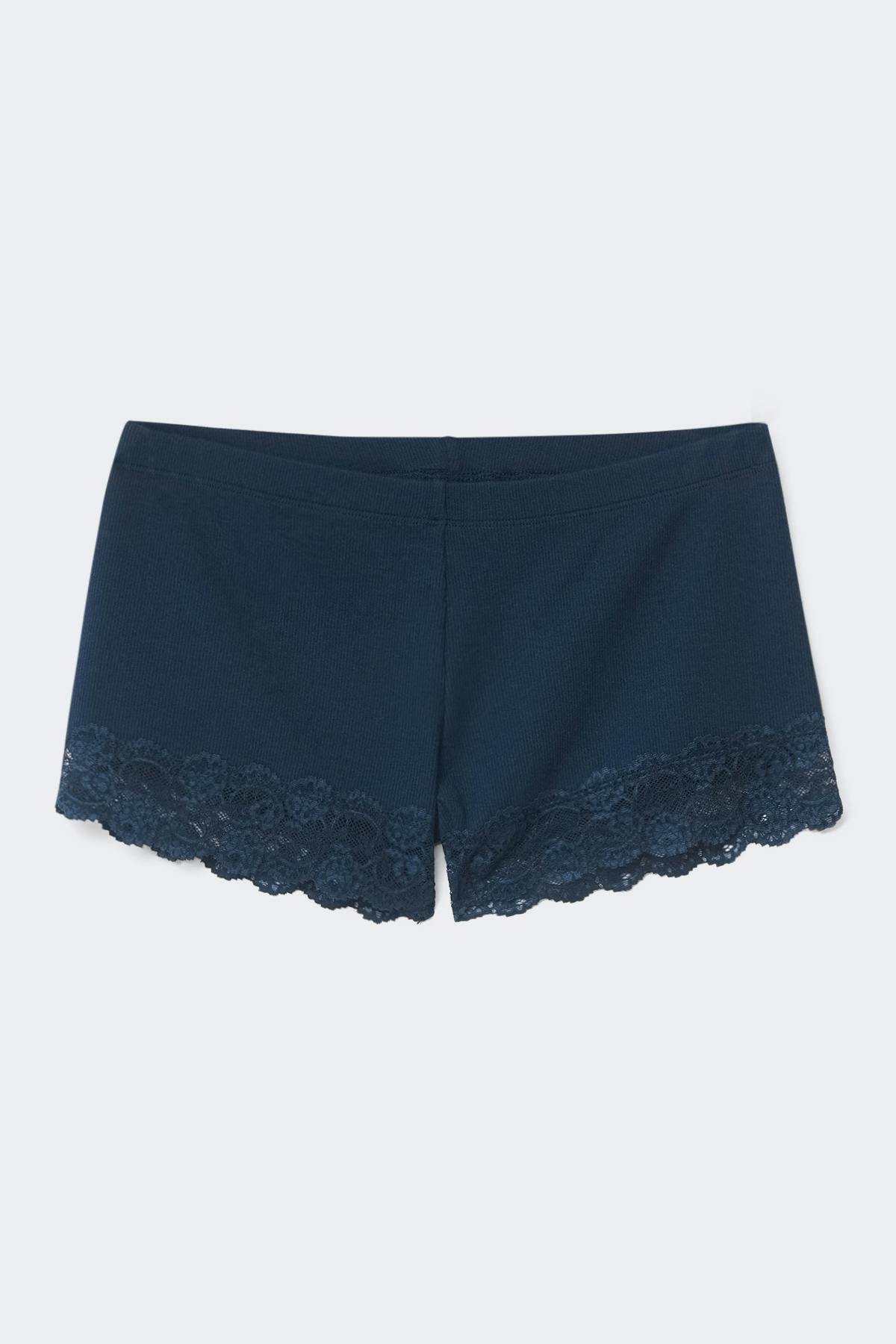 14+ lace detail shorts - Navy blazer