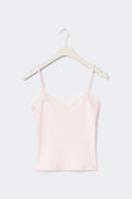 14+ lace detail tank top - Ballet slipper