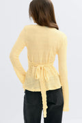 Tie back top - Gardenia